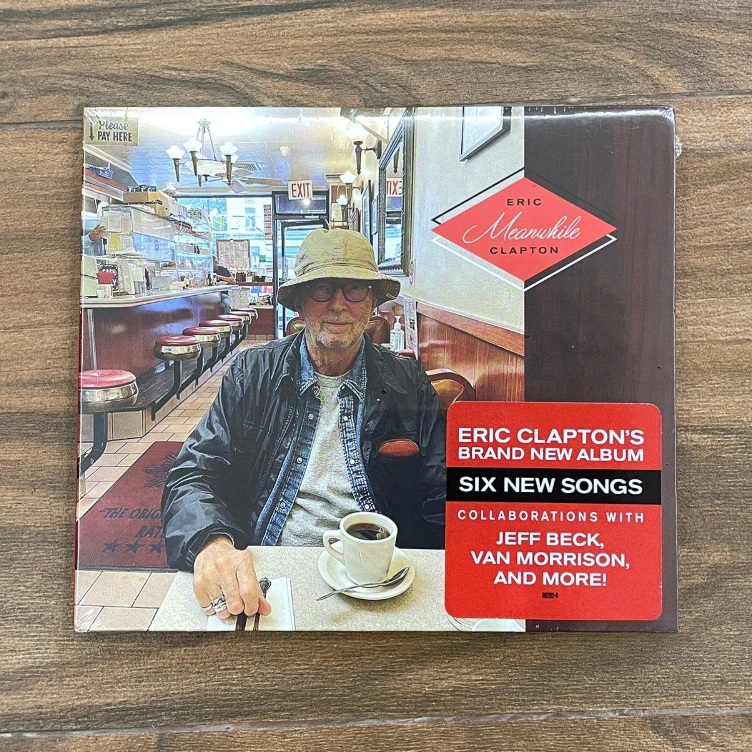 

Rare Sealed Eric Clapton Meanwhile Blues Rock Classic Rock Audio CD with Jeff Beck Van Morrison Collaborations Collectible
