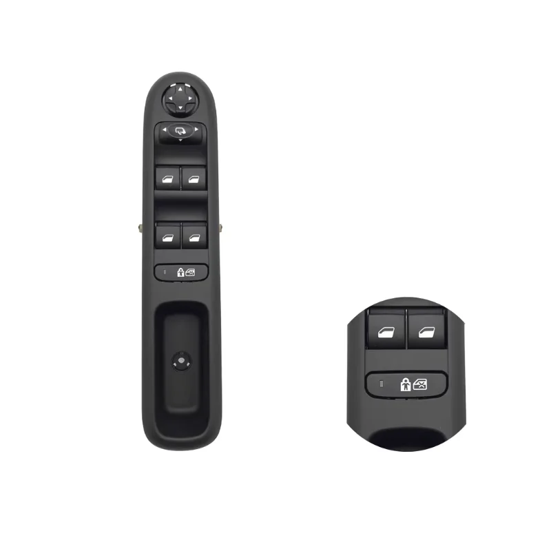 

96650621ZD Driver Side Power Window Switch, Window Folding Mirror Switch For Peugeot 3008 5008 Hatchback Wagon Electric Fold
