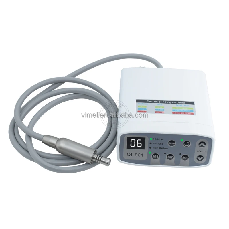 LED Dental Electric Micromotor Grinding Machine Dental Endodontic Equipment Work With 1:5/1:1:/4:1 Contra Angle