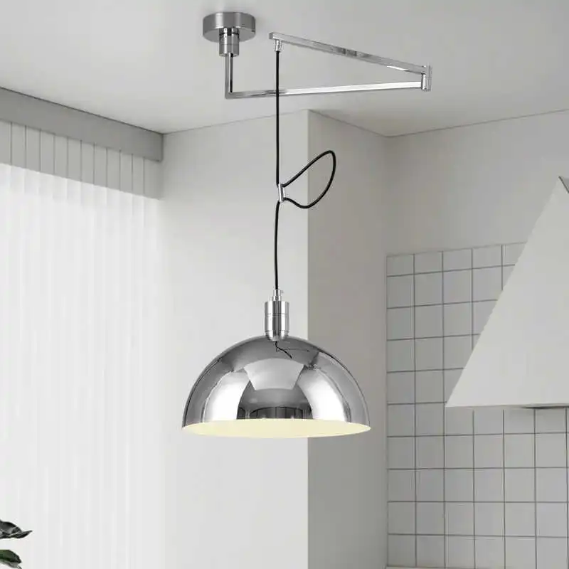 

Modern simple restaurant rocker light study bar table rotatable lamp can be displaced chandelier