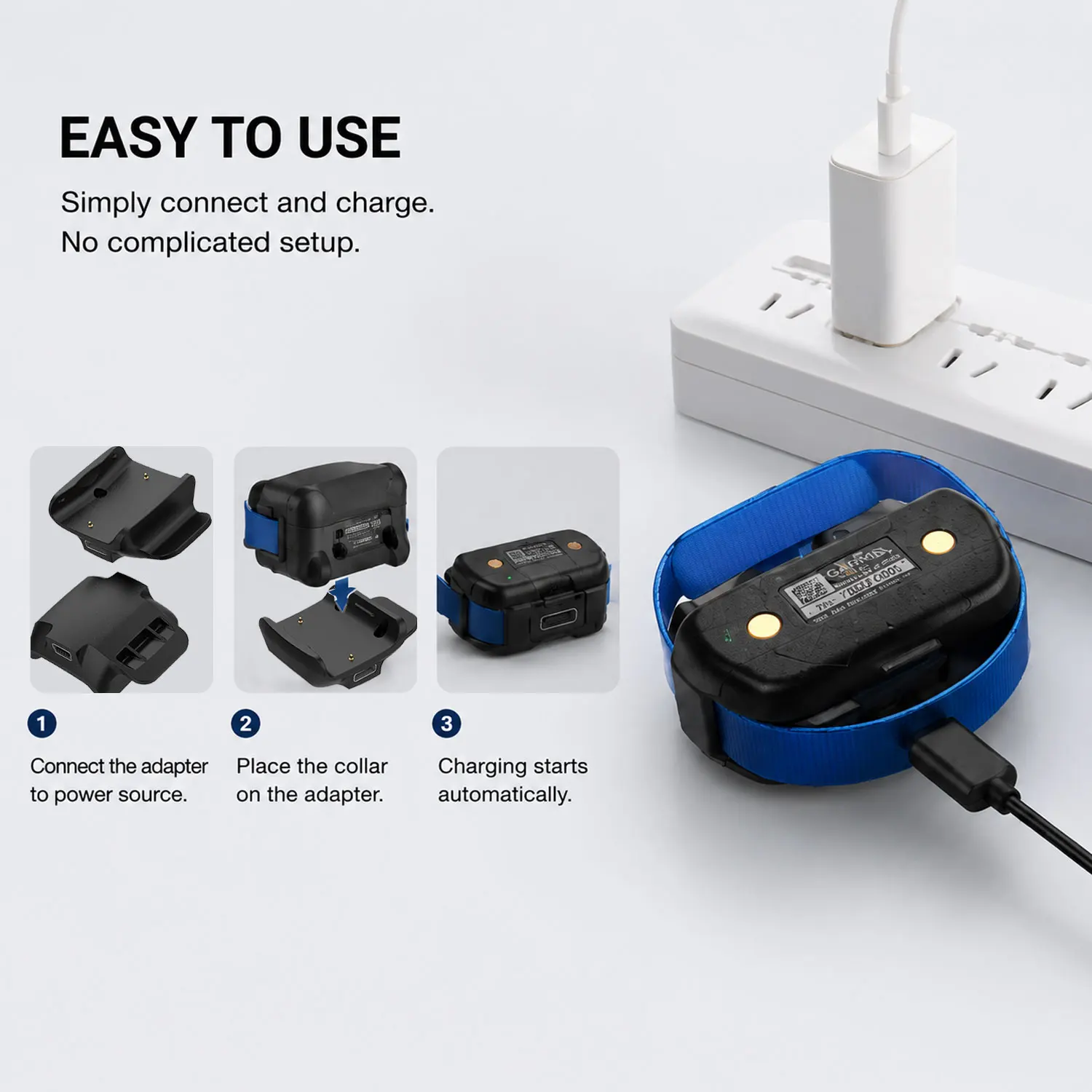 

Pet Dog Collar Charger Cable Adapter For Garmin Delta, Delta Sport, Delta XC, Delta Sport XC, Dog Collar Charging adapter
