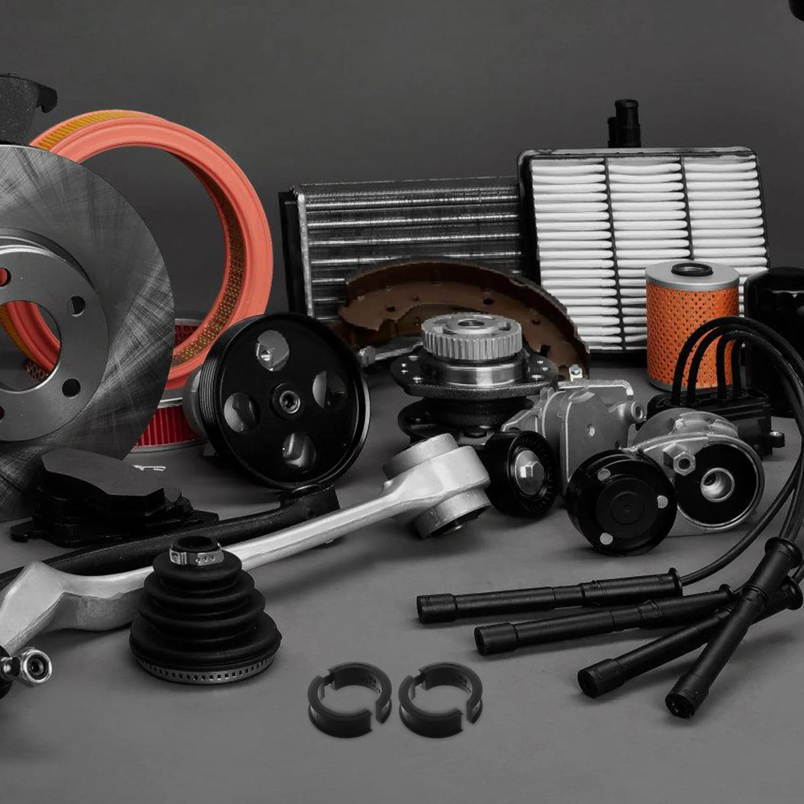 

5pcs Silicone Gasket For Bike Handlebar Stem Shim Spacer Adapter Extended Handlebars Comfortable Riding Long-Distance Commute