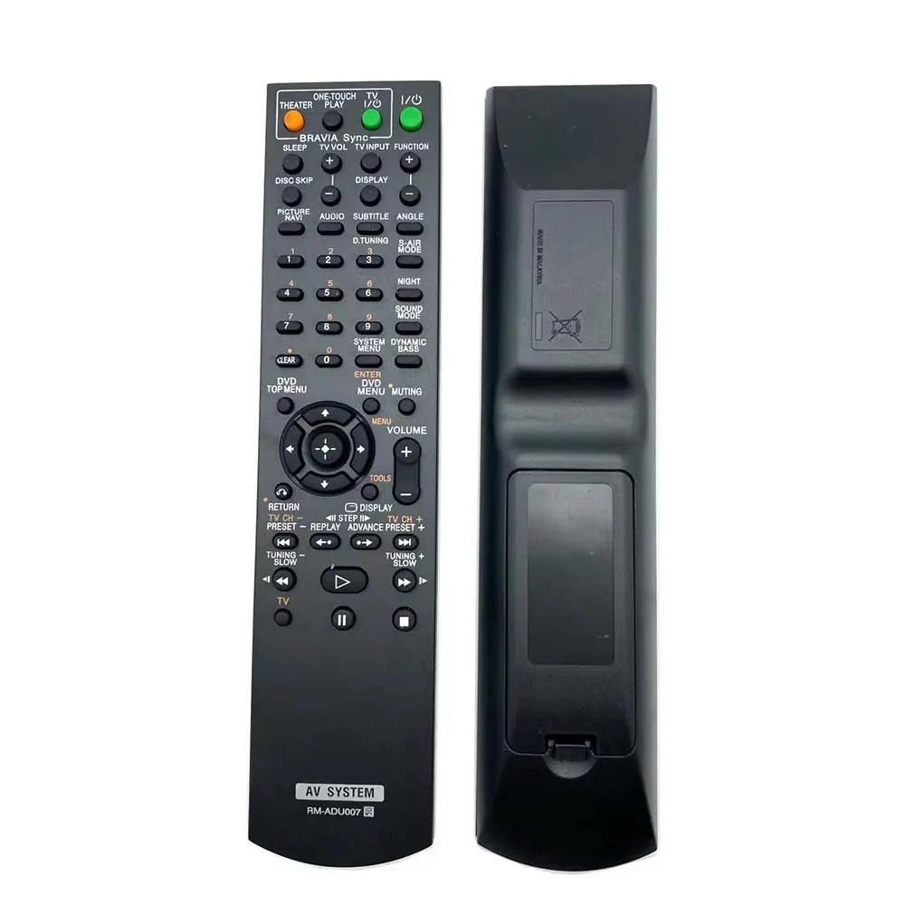 Remote Control ADU007 For SONY Audio/Video Receiver DAV-HDX277W DAV-HDX277WC DAV-HDX279W DAV-HDX576WF HCD-HDX475