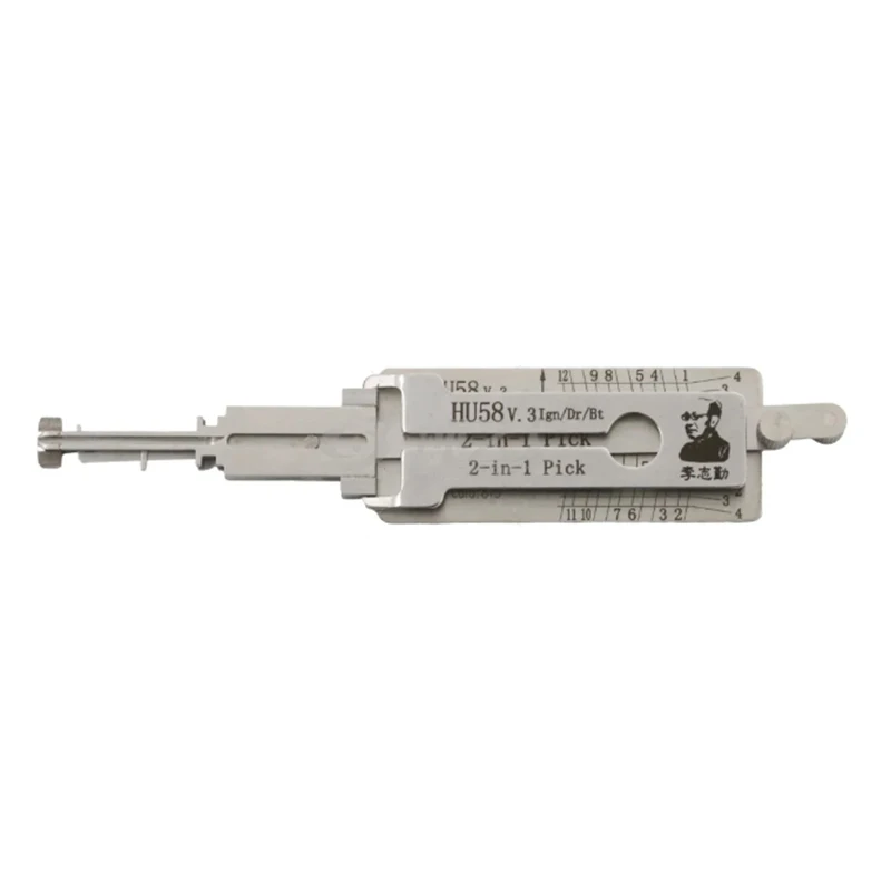 Original Lishi 2-in-1 HU66 HU100 HON66 HU100R HU92 HY22 TOY2 TOY48 HU101 HU162T-8 lishi Pick Tool Door opening tool Stainless s image 3