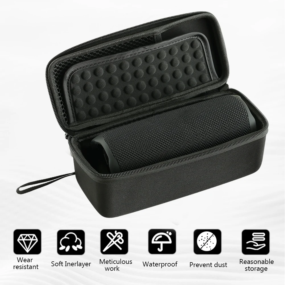 Portable Carrying Case Hard Shell Storage Bag for Flip 6 Wireless Speaker Protective Carrying Bag with Handle