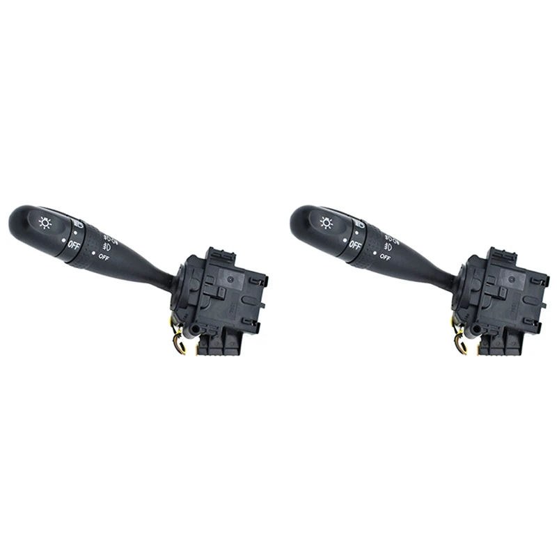 2X Car Front Headlight Switch Control Handle For Toyota Vios Soluna 02-08 Master Light Switch