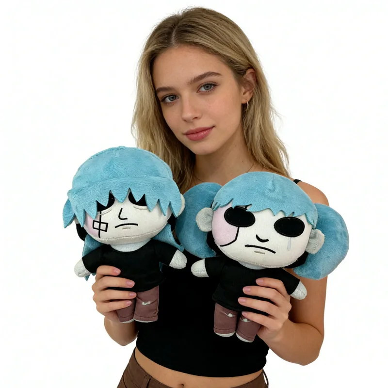

Sally Face Anime Game Plush Doll Room Decor Ornament Collectible Toy Gift