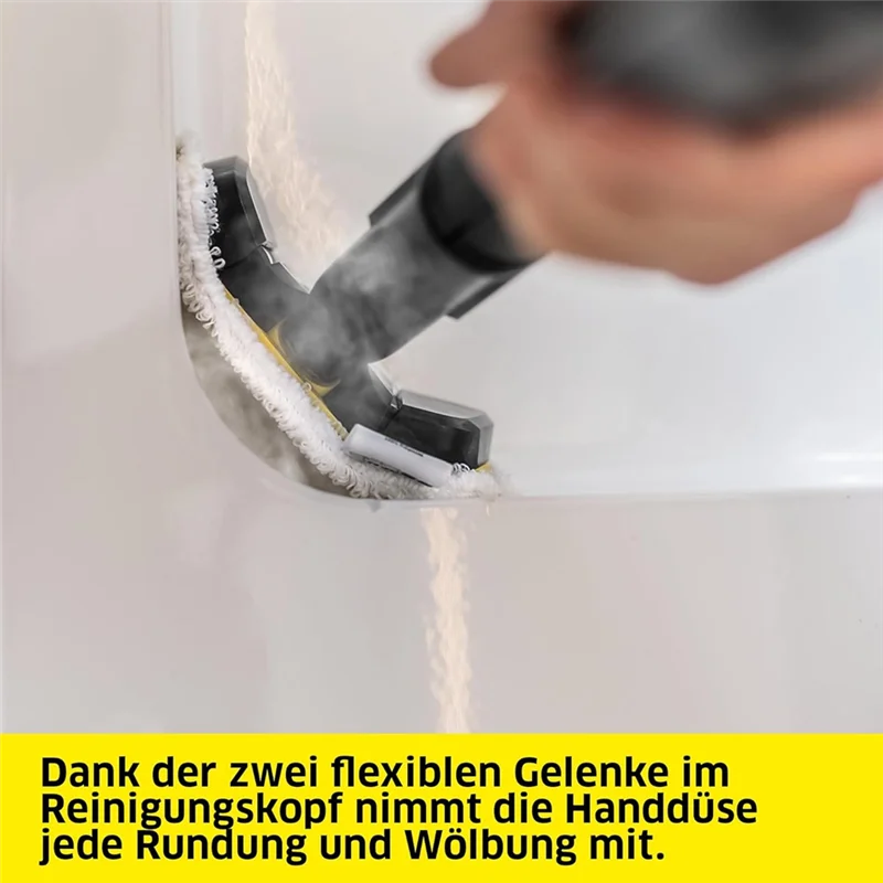 WHYY-Bocal de mão flexível para limpadores a vapor Karcher SC1-5, limpador a vapor para banheiras, bacias, superfícies curvas 2.863-333.0
