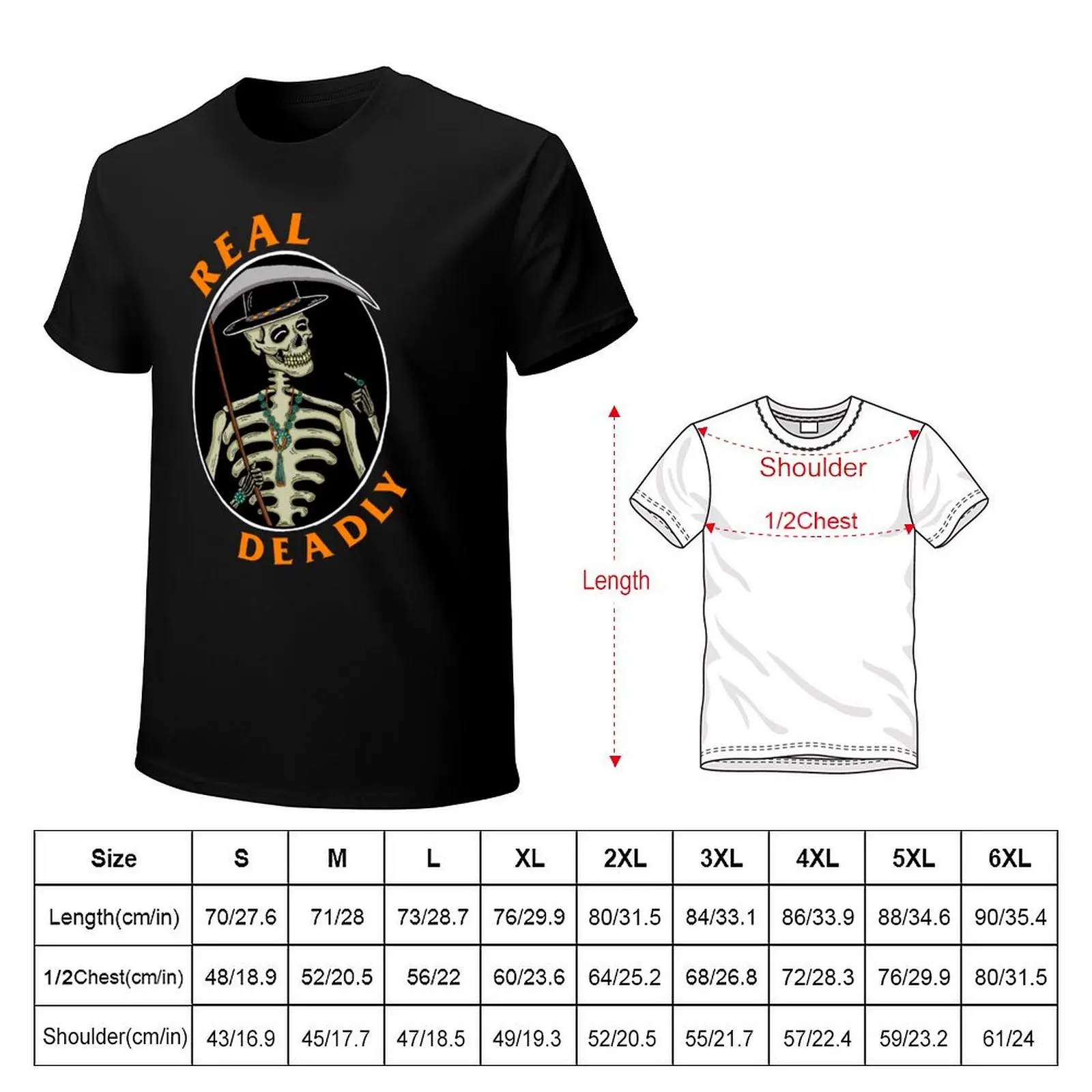 Real Deadly Ntv Skull T-Shirt custom shirt essential t shirt basketball graphic tees anime shirts men