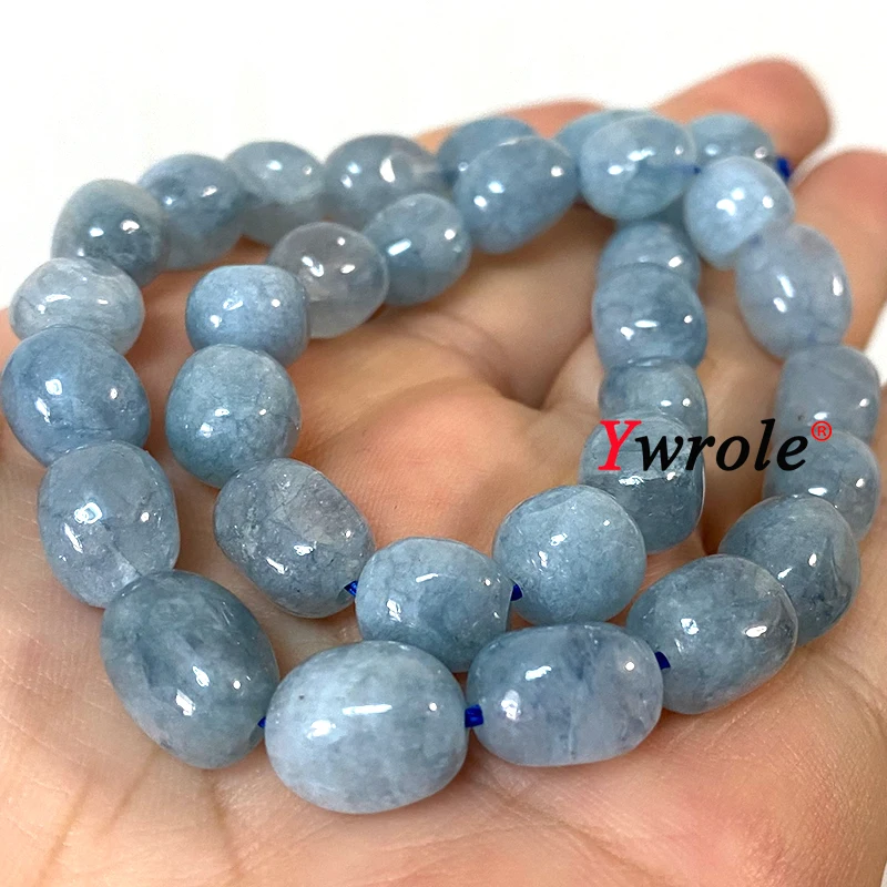 8x12MM Oval Blue Topazs Citrines Amethysts Crystal Natural Stone Loose Spacer Beads for Jewelry Making Diy Bracelet Accessories