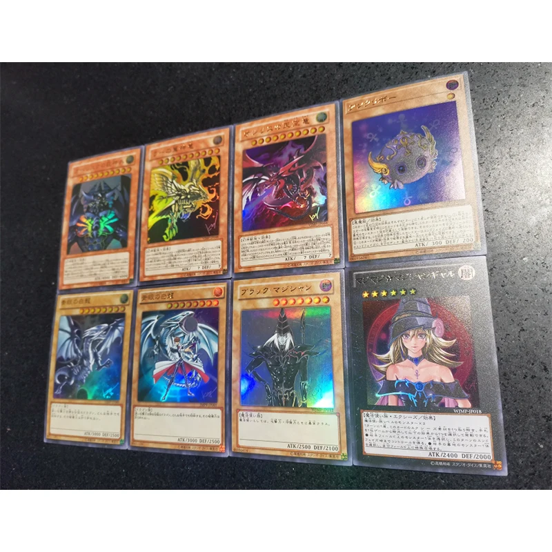 Diy Yu-Gi-Oh! Black Magician Girl Anime Characters Homemade Game Collection Card Rare Card Collection Cartoon Board Game Toys