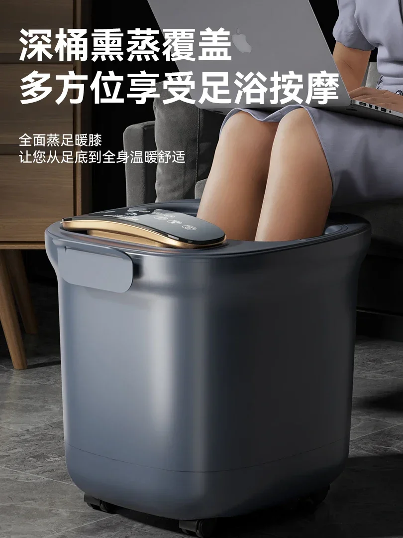 حوض استحمام القدم الساخن الأوتوماتيكي بالكامل ، التدليك الكهربائي ، الاستخدام المنزلي في الشتاء ، درجة الحرارة الثابتة ، الصحة