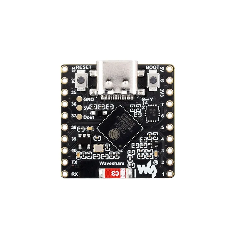Carte de développement ESP32 S3 avec matrice LED RVB, gyroscope QMI8658C, carte microcontrôleur WIFI