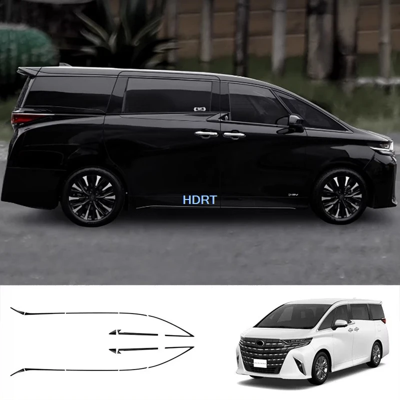 

Для Toyota Alphard 40 Series 2024 + аксессуары в стиле автомобиля, дверное окно, боковое стекло, накладка на кузов, защитная декоративная аксессуары