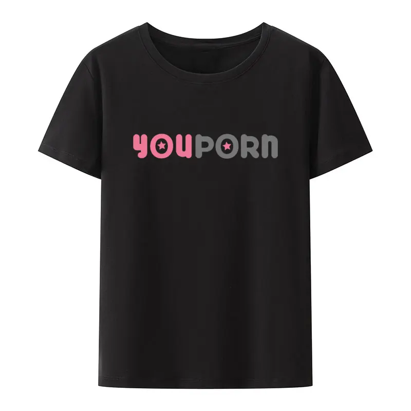 Men\'s YouPorn T Shirt Quality Short Sleeve Tee Camisa Roupas Masculinas Street Fashion Breathable Leisure Graphic Tshirts O-neck