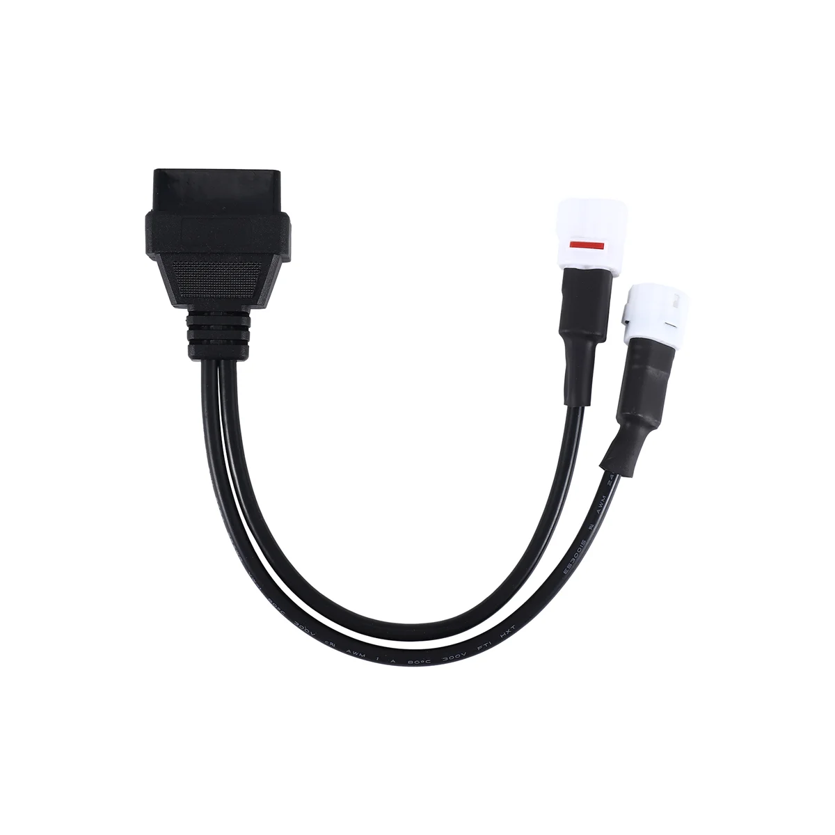 For Yamaha 3Pin + 4Pin 2 in 1 to OBD2 Motorcycle Scanner Cable Works Along with OBD Scanner