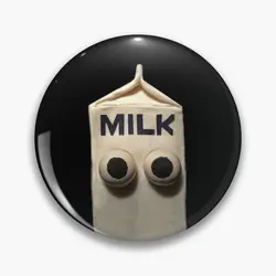 Jack Stauber Milk  Customizable Soft Button Pin Lapel Pin Cute Decor Lover Metal Jewelry Cartoon Creative Badge Hat Gift Women