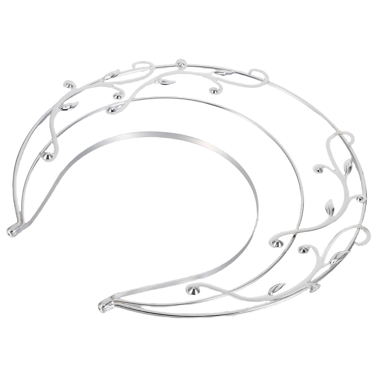 

Ancient Style Hair Accessories: Three-Layer Goddess Crown Headband For Women Vintage Chinese Costume Wedding Party Diy