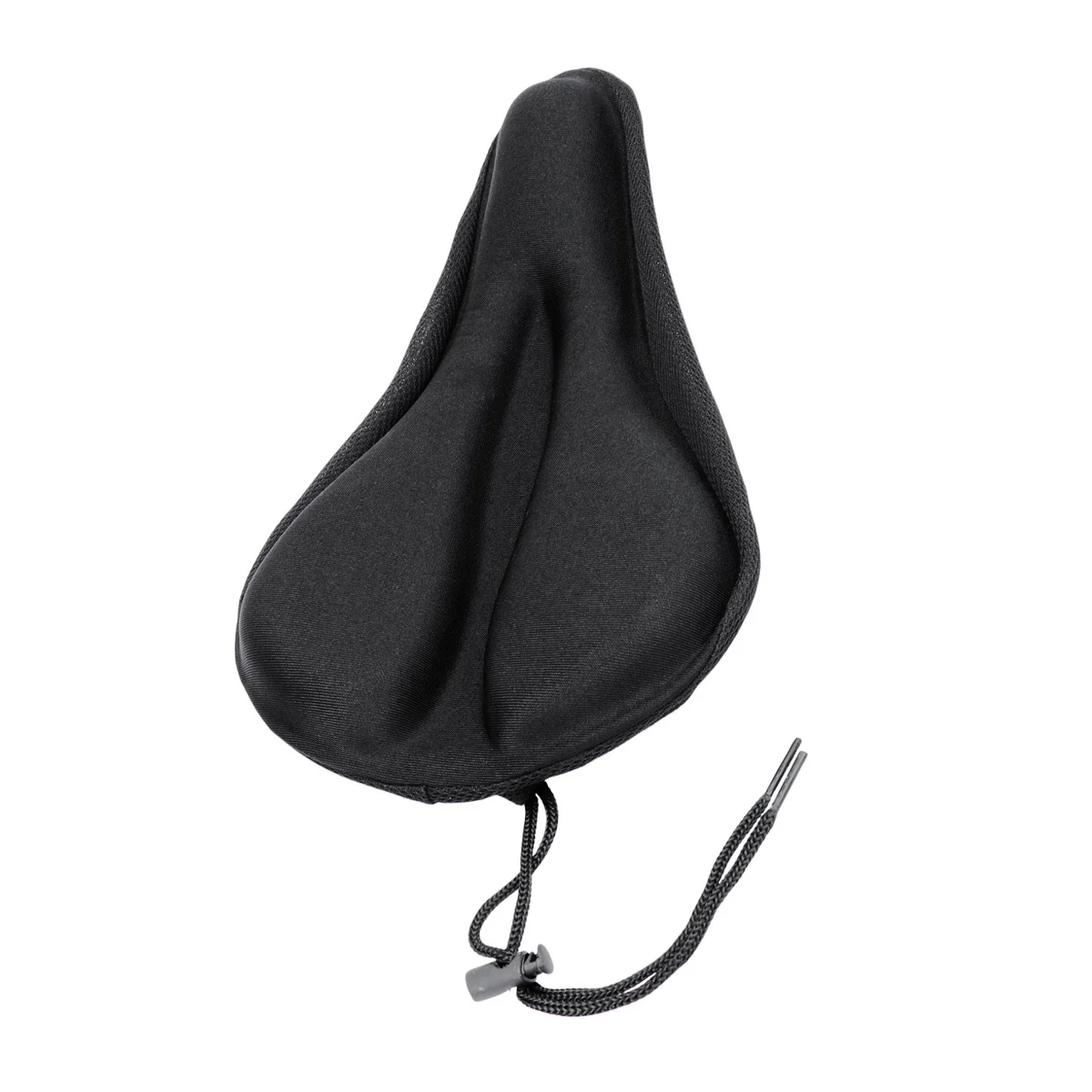 Silicone Bike Saddle Seat Cycling Cushion Pad Straight Groove Shockproof Lightweight Easy Mount Maximum Firmness