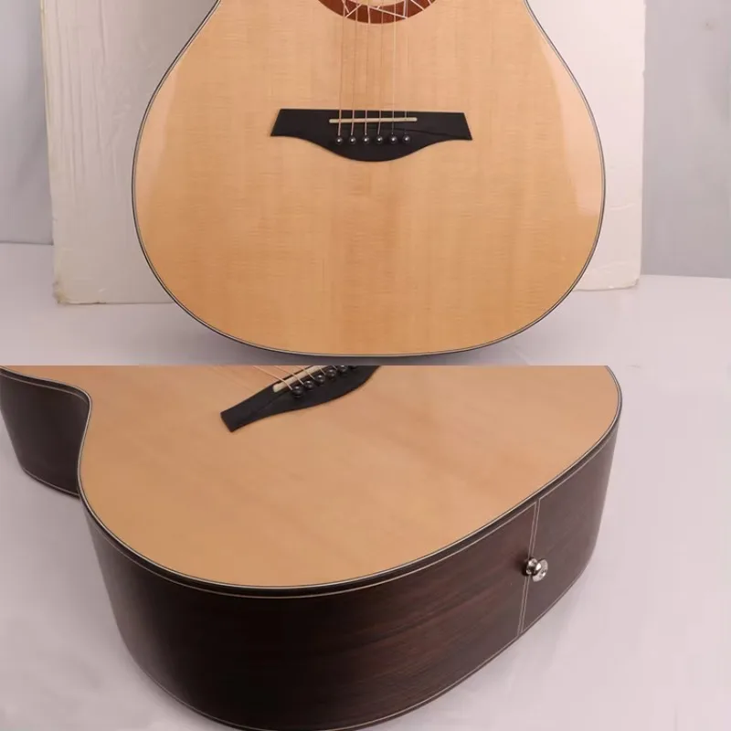 Guitarra Acústica de Alta Qualidade de 40 Polegadas, Totalmente Sólida, à Venda por Atacado/OEM