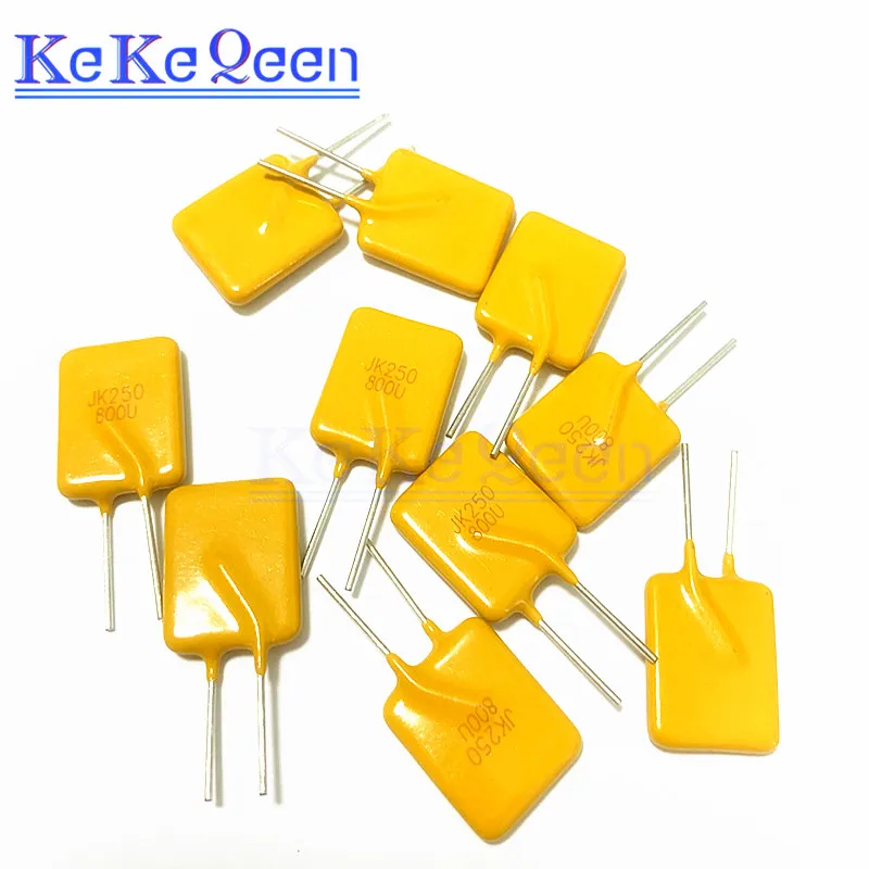 

50PCS/LOT JK250-800U Recovery Fuse PPTC JK250-800 JK250 800U 250V 800MA 0.8A PTC Original Authentic