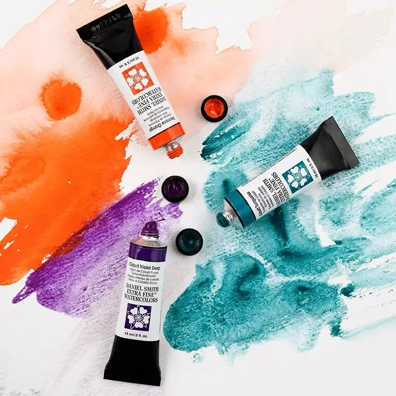 Daniel Smith Master Artist Watercolor Paint 15ML/tube Precipitation Layered Color Aquareller Beginner Student Art Supplies