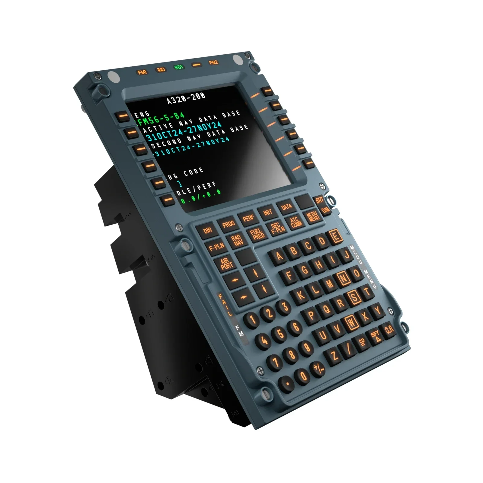 MCDU Toliss Fenix Civil Aviation Control Panel A3XX | For X-Plane MSFS