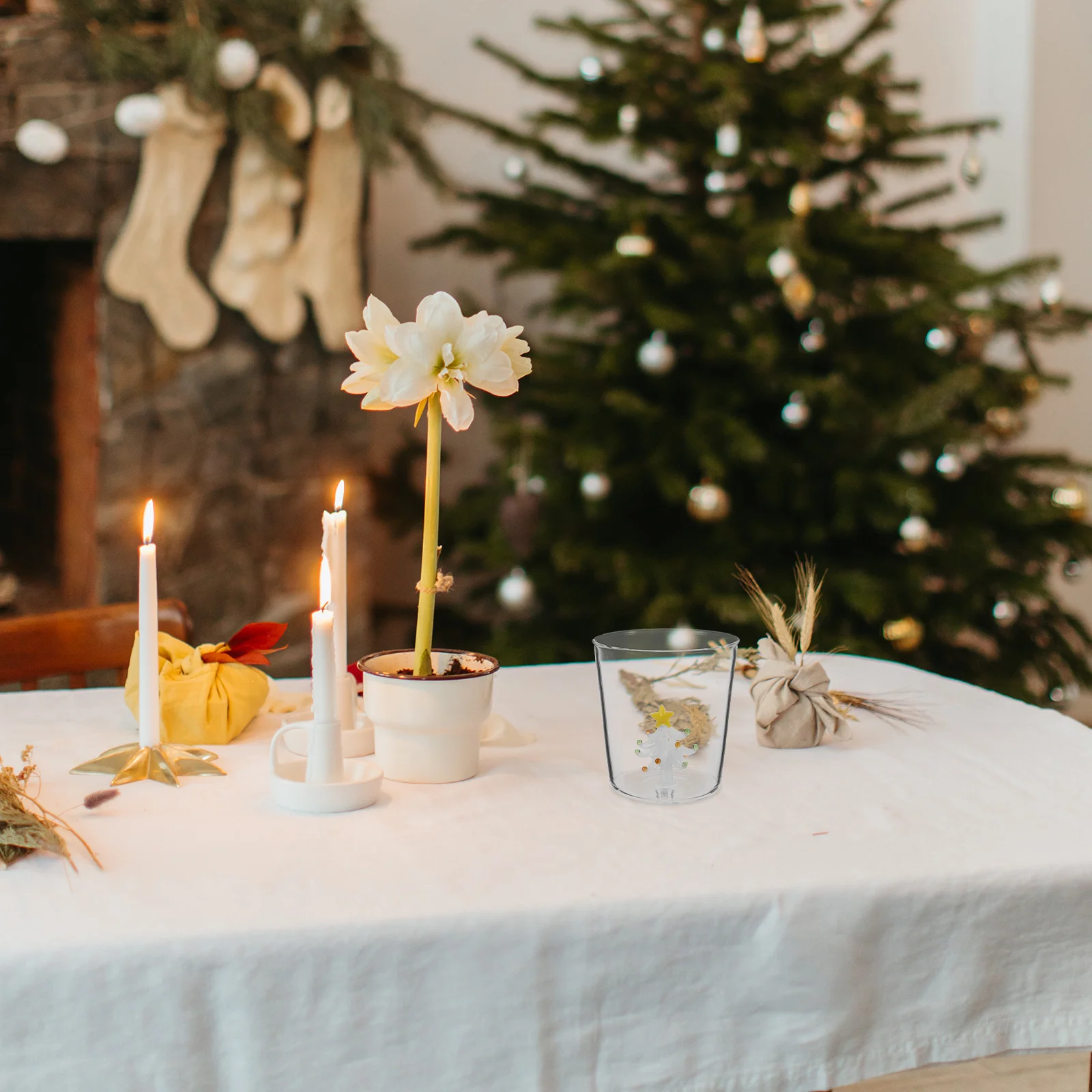 

Кофейная чашка Рождественское стекло Кружка для эспрессо Стеклянная посуда для напитков Кружки для напитков Бокалы для вина