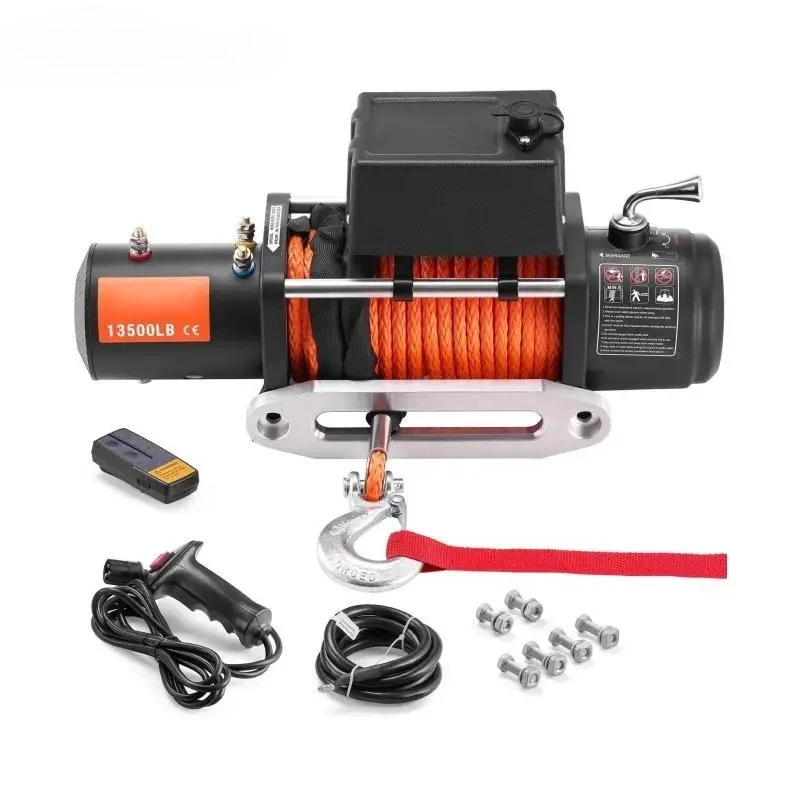 

Electric Winch Car Truck Winch with Wireless&Wired Remote Control for Towing