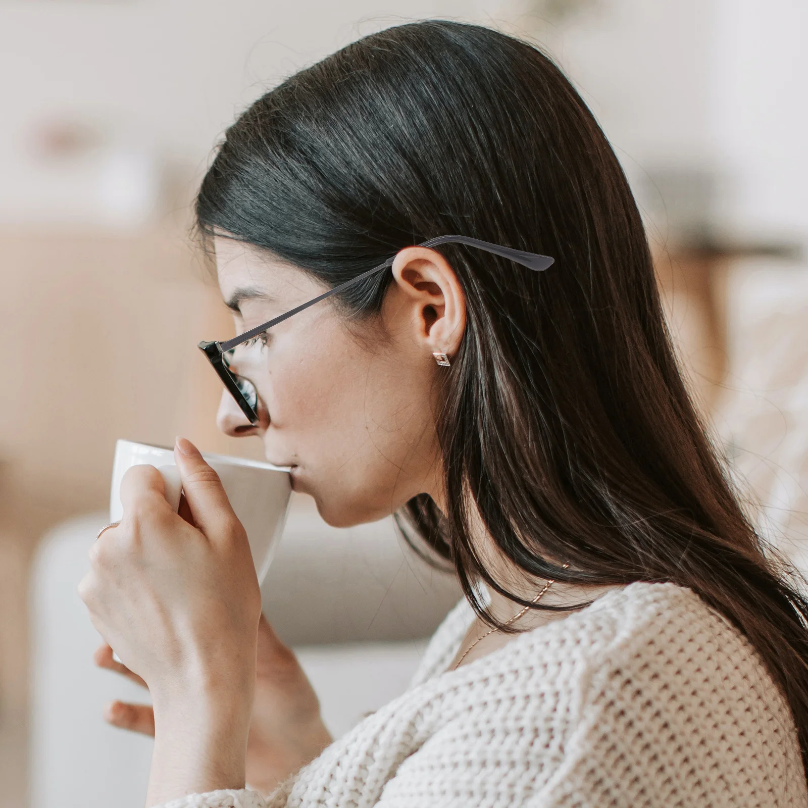 

1Pair Black Metal Eyeglass Temple Replacement Arms Universal Fit for Glasses Frame Repair Smooth Finish Reliable