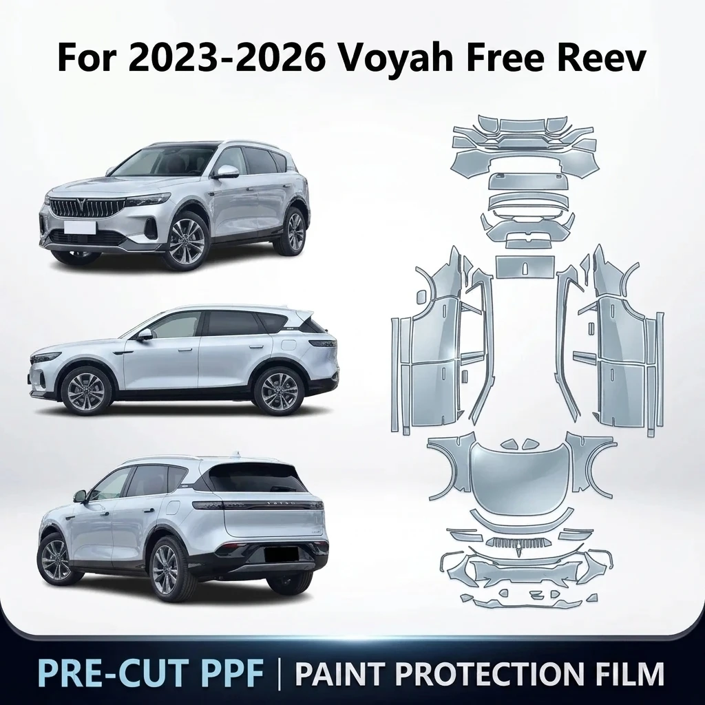 For 2023-2026 Voyah Free Reev Precut PPF Anti-scratch TPU Self Healing 8.5mil Car Full Vehicle Glossy Clear Matte Black
