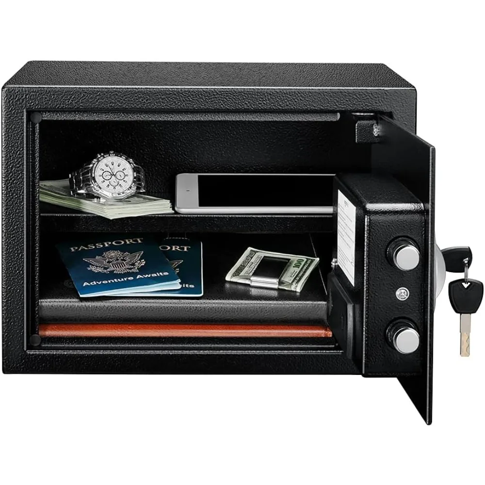 Cassetta di sicurezza e cassaforte in acciaio con tastiera elettronica: contanti sicuri, gioielli, documenti d'identità