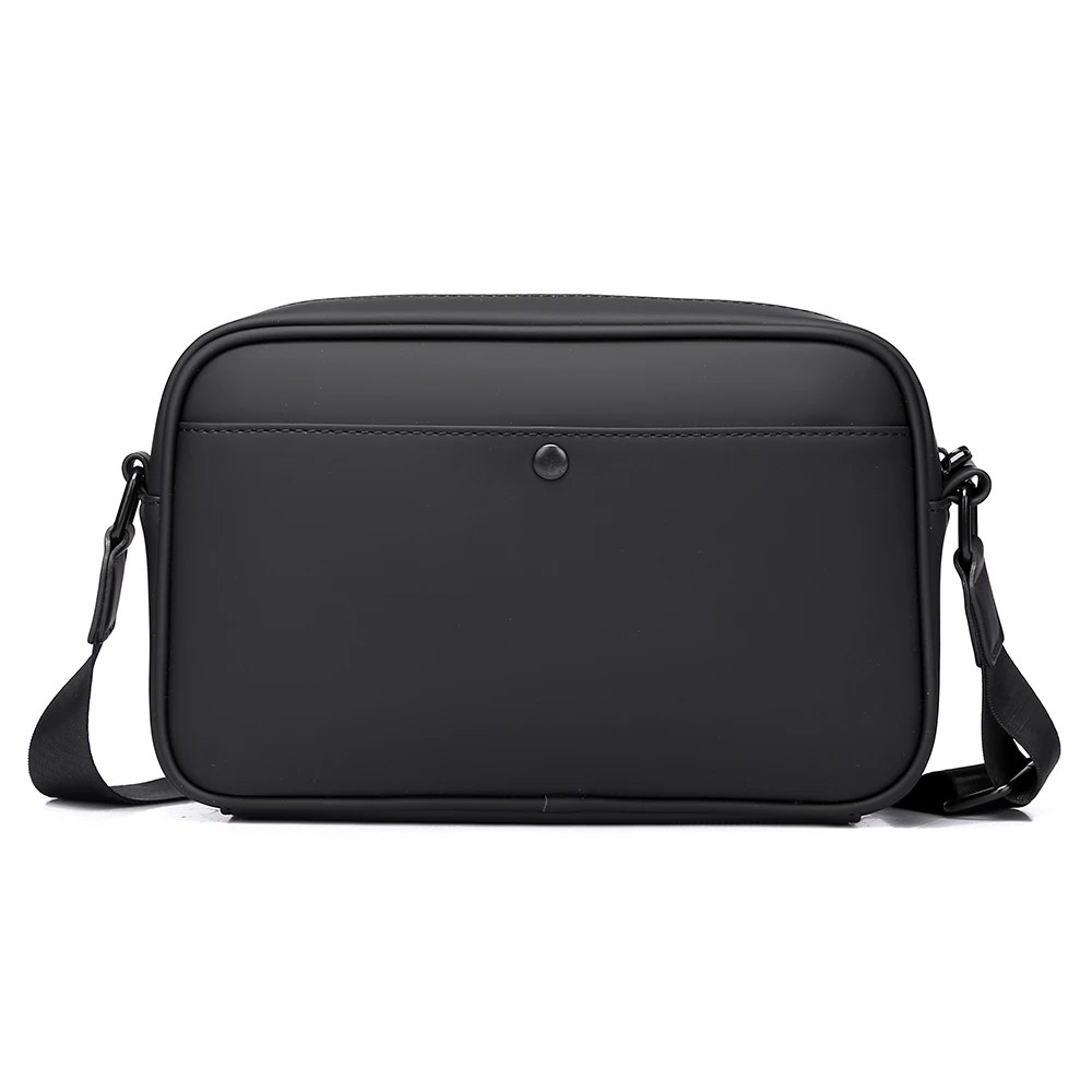 موضة نمط الرجال حقيبة كتف عالية الجودة بولي Leather حقائب جلدية كروسبودي للرجال أنيق أنيق الرجال حقيبة كتف حقيبة الهاتف بولسا #2