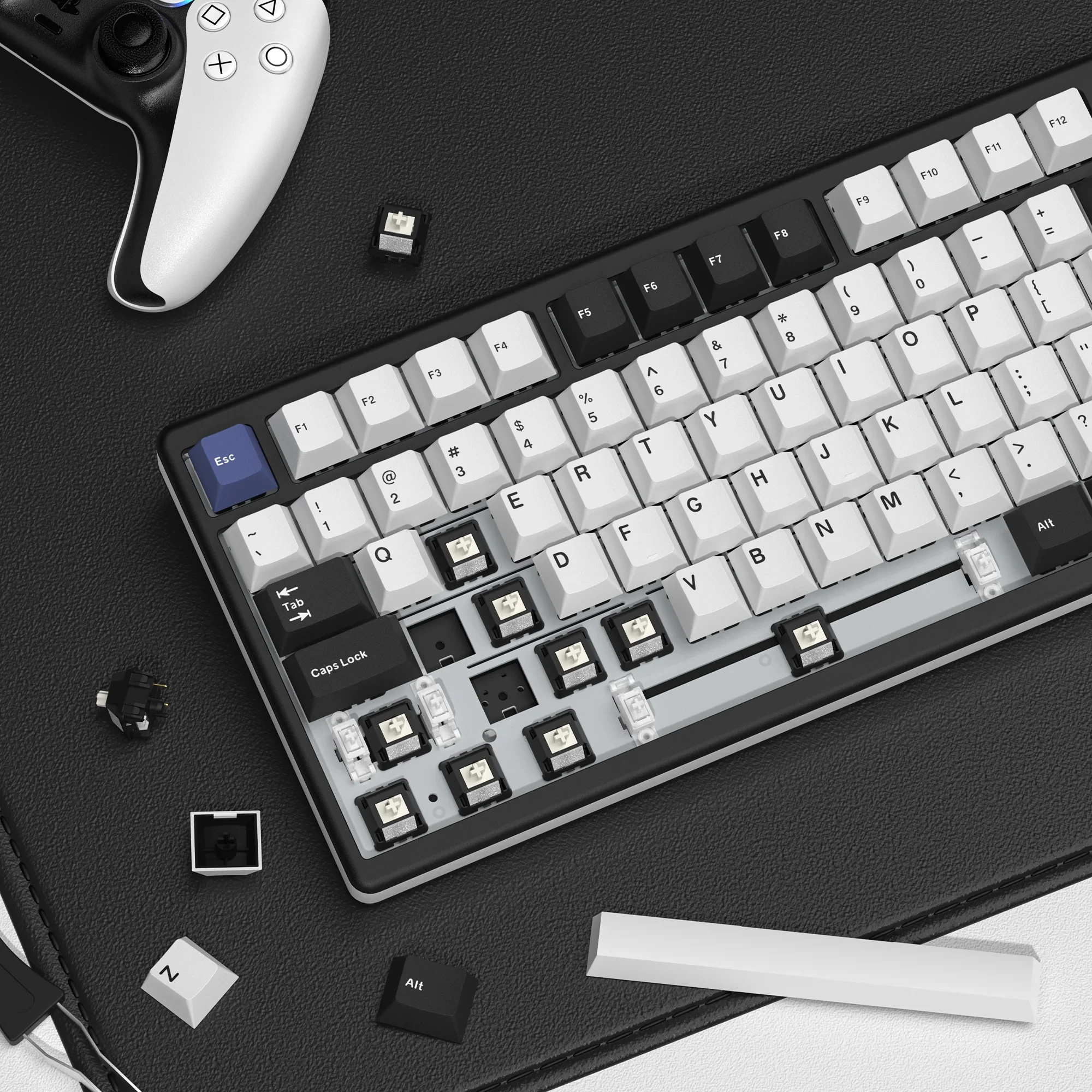 Womier SK71 プロ トライモード メカニカル キーボード ガスケット 75