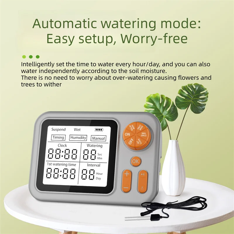 Drip Irrigation Kit Indoor Auto Plant Water System, Garden Automatic Pots Plants DIY Watering Device with Anti-Siphoning Device