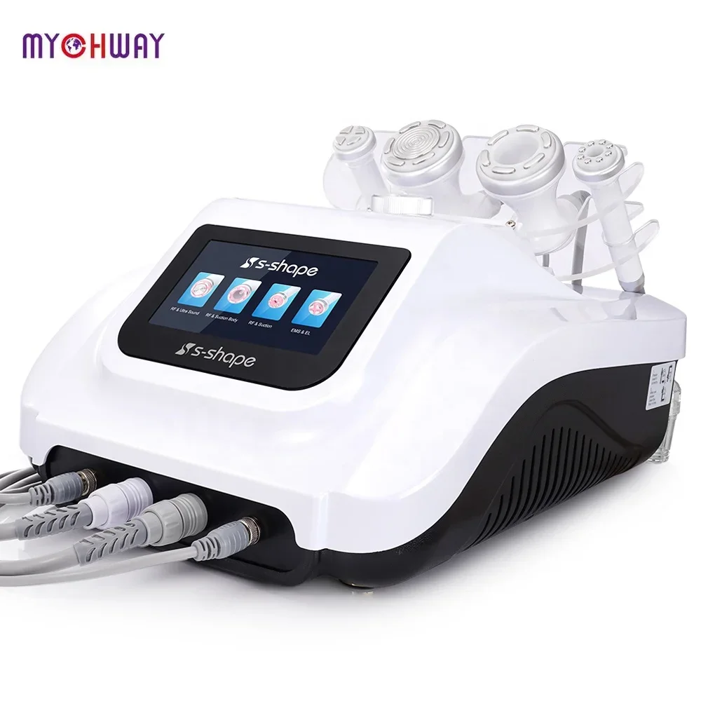 

S-Shape Cavitation Machine 40k Mychway Weight Loss Fat Reduction 30k Cavitation Machine S Shape 4 in 1 Machine Free Shipping