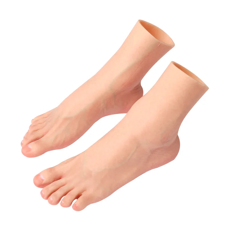 2026 hot New Product Silicone Fake Feet Sleeves Silicone Prosthesis Pseudo-female Transvestite Artificial Foot Cover to Cover Sc