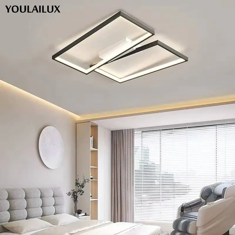 Modern Splicing Rectangular LED Ceiling Lamp Living Room Balcony Study Room Simple Lamps Home Lighting Decorative Lamps
