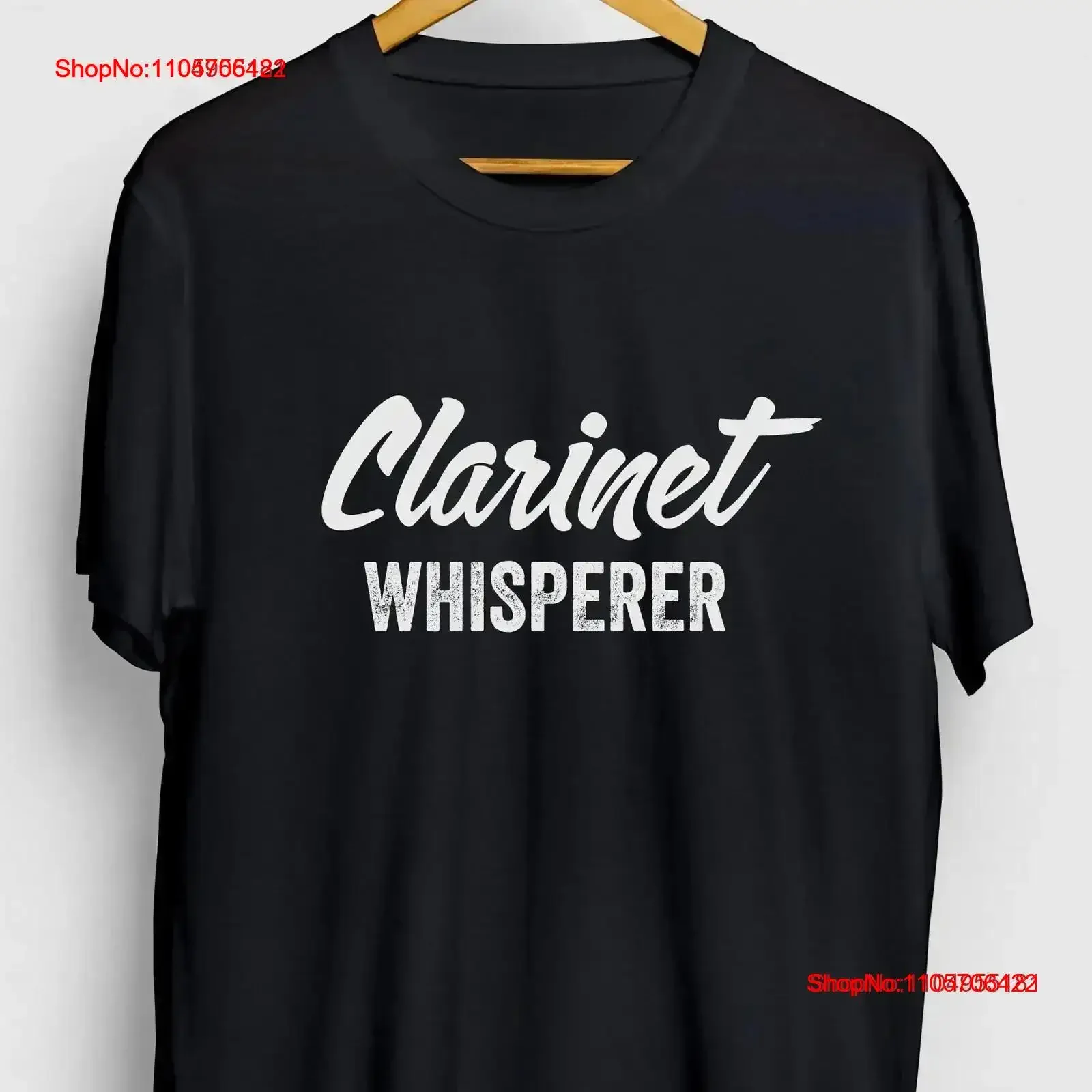 Clarinet Whisperer Funny Orchestra T Shirt Instrument tee Youth vintage Washed Stretched Versatile Stylish Comfortable vintage