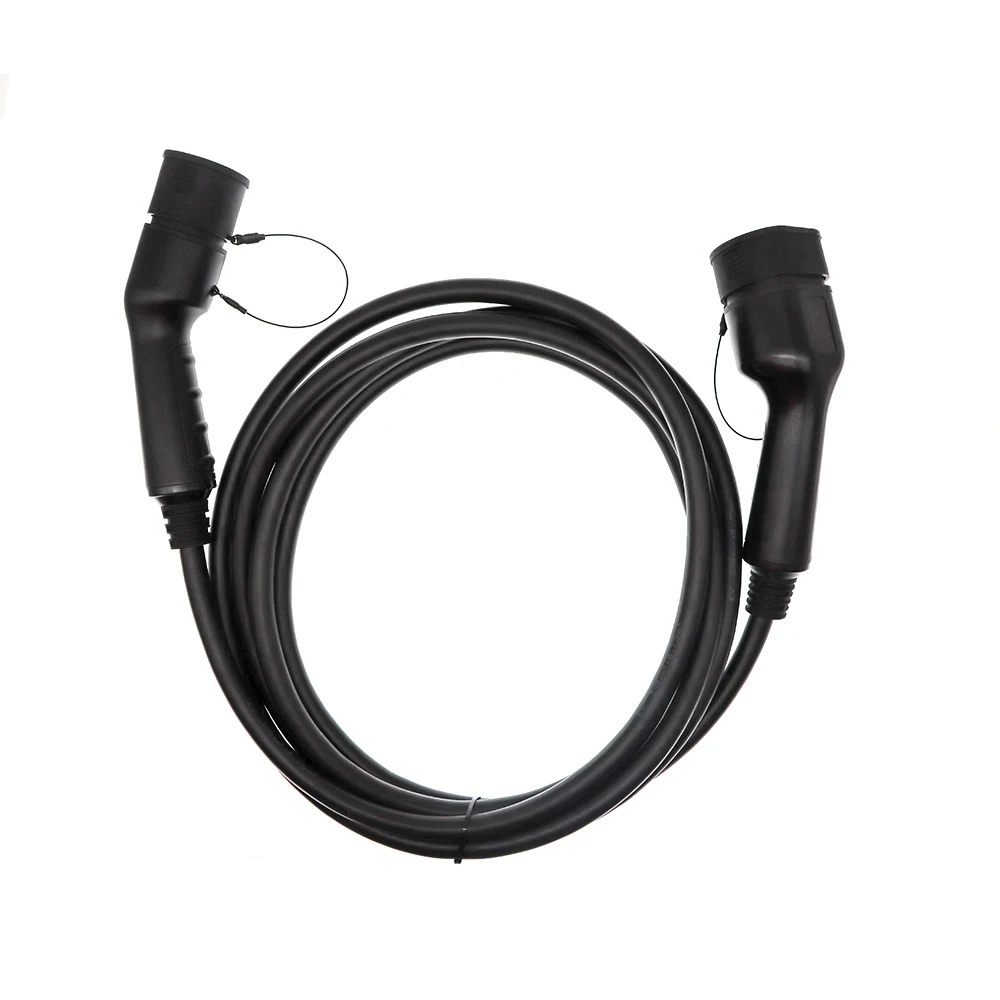 EV Fast Charger 7kw Double Gun European standard Electric Cars charging gun cable Extension cord for Outdoor/indoor use