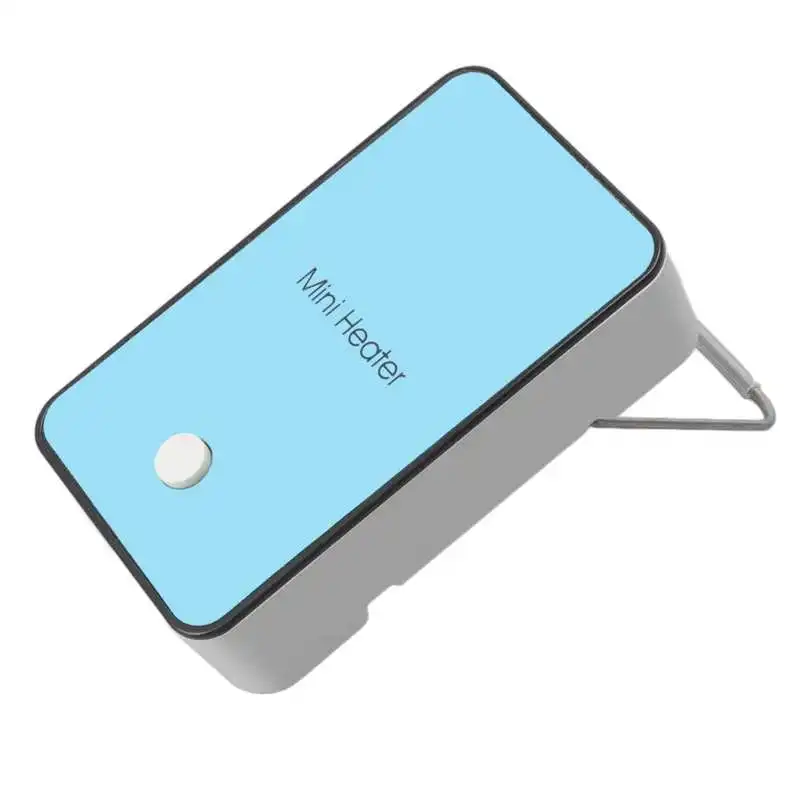 7.3X12.6X3.6cm سخان صغير سريع التدفئة منخفضة الضوضاء Miniwatt الأزرق المحمولة مكتب دفئا مع قوس الدورية لمكتب الغرفة