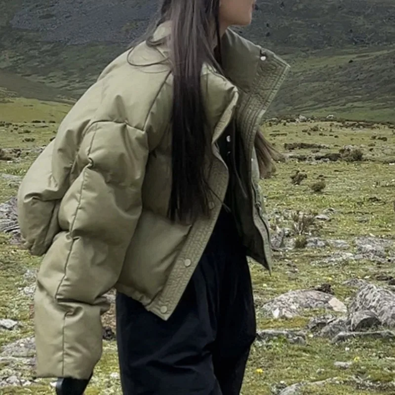 

Новое зимнее утолщенное хлопковое стеганое пальто с длинными рукавами 2025 года, подходящее для миниатюрных фигурок, свободное и повседневное пальто-пуховик, верхняя одежда