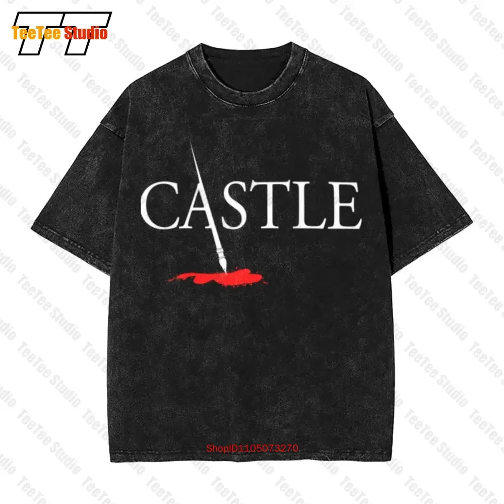 Castle Tv Series Logo Vintage Oversized T-Shirt A39O