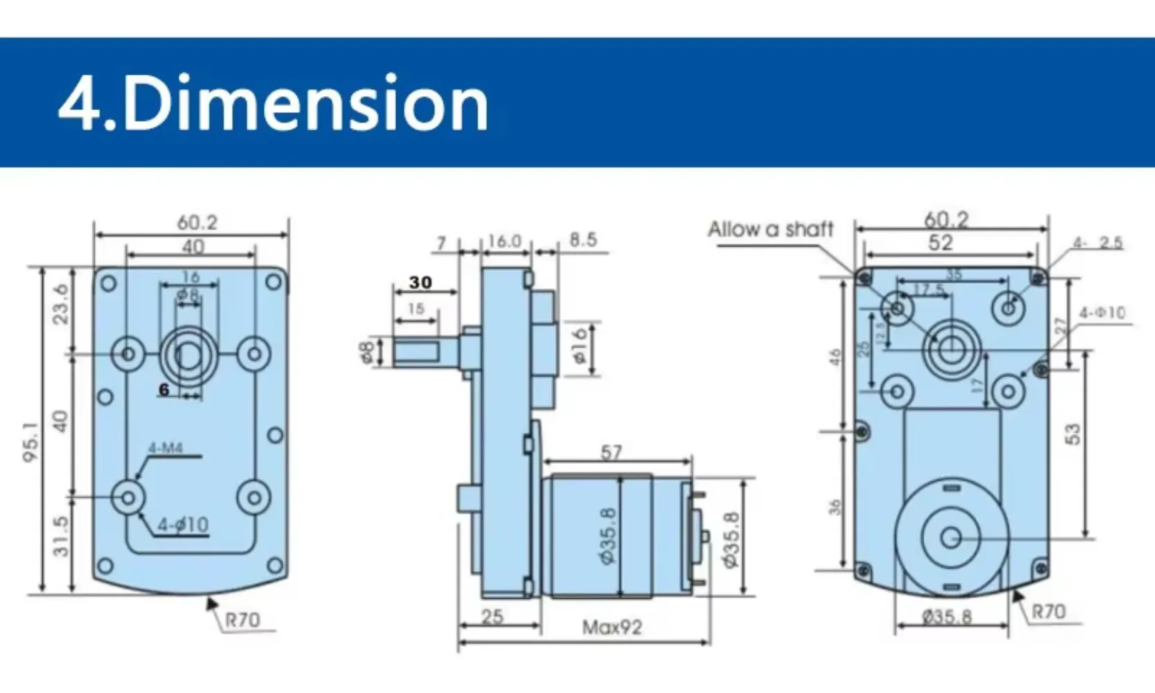 ASME-05B (ASME-04B atualizado) servo engrenagem de direção de alto torque de alta potência 380kg.cm dc 12-24v grande manipulador robótico para robô