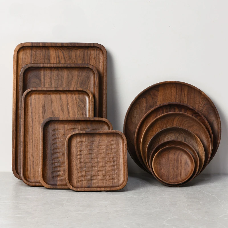 

Wholesale Japanese Style Wooden Dessert Plate