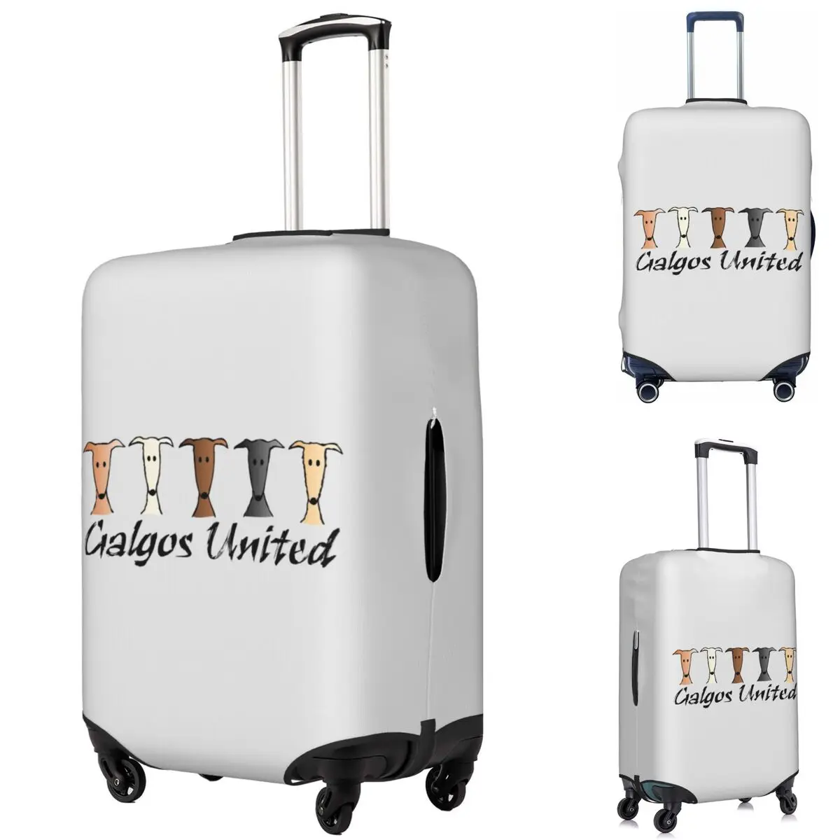 

Galgos United Greyhound Suitcase Cover Protection Elastic Travel Luggage Protector Covers for 18-32 Inch