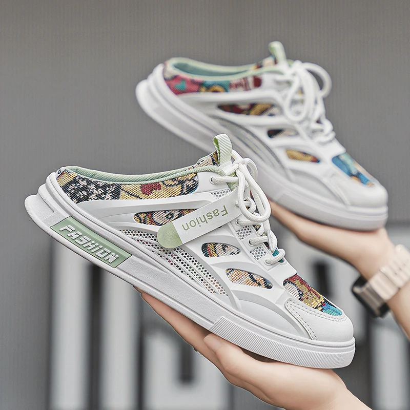 

Новые кроссовки 2025 года. Модная, модная и удобная полузатянутая мужская обувь. Персонализированная, дышащая и удобная.