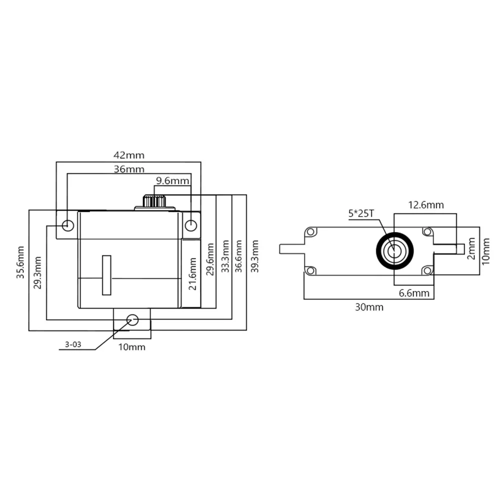 JX CLS135MG 8,4V 13KG HV Kernloser Digitaler Servo 25T Metallgetriebe für RC Auto Boot Flugzeug Hubschrauber RC Modell Ersatzteile – Detail 1