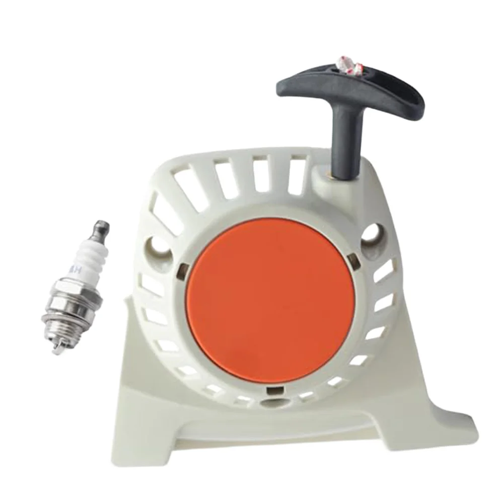 4180 190 4002 Rewind Pull Starter Assembly White Easy Start Replacement For String Trimmer Lawn Mower Parts Accessories