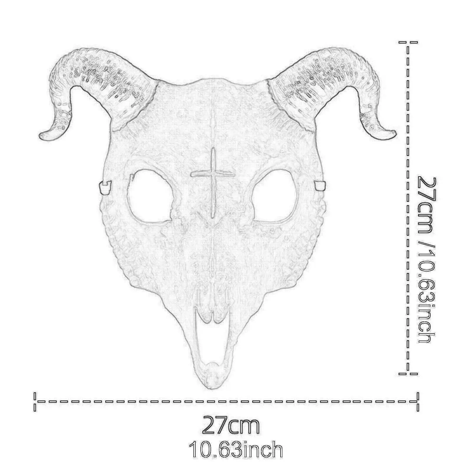 Halloween-Maske, Kostüm, Cosplay, Kostüm für Karneval, Erwachsene, Partygeschenke